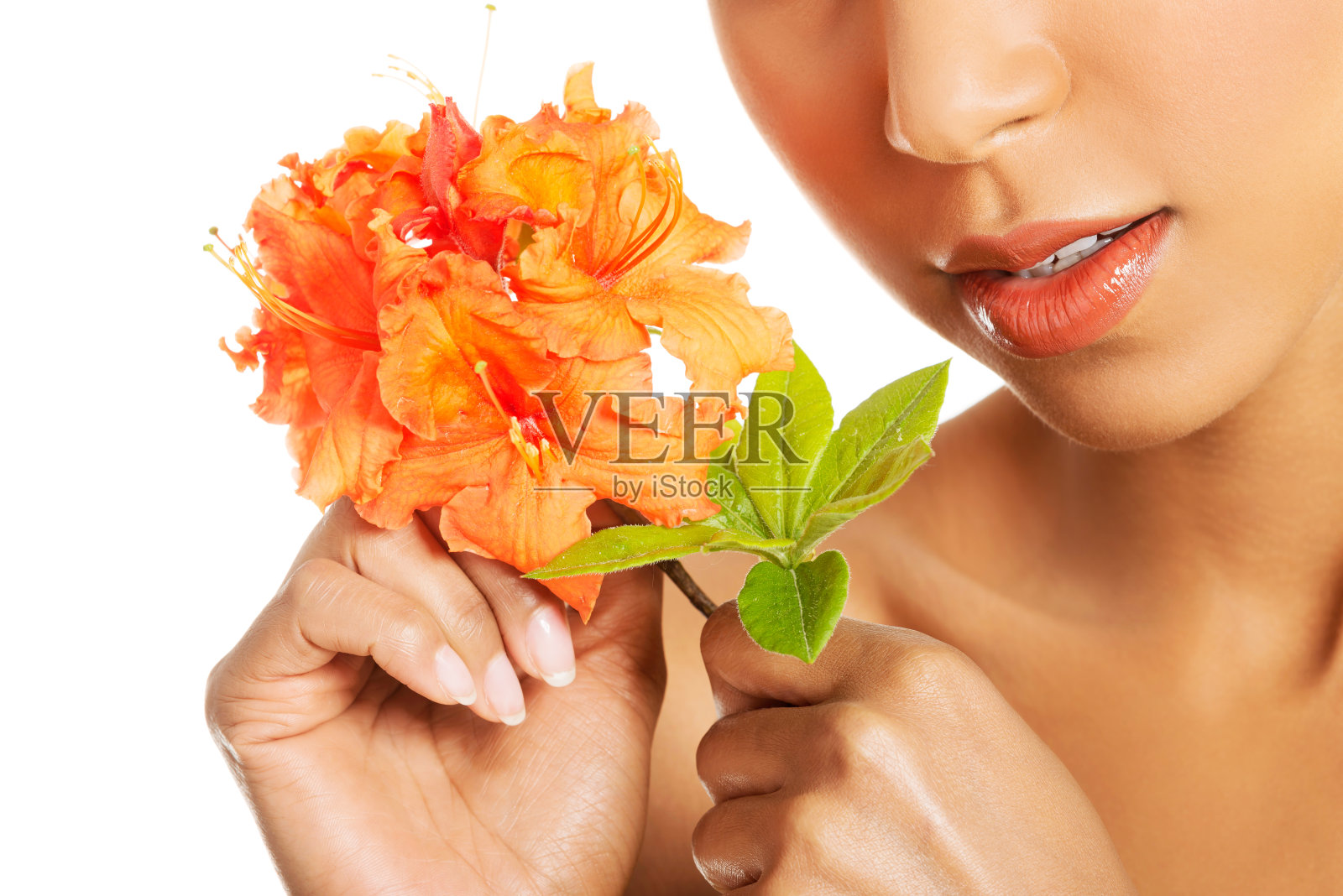 年轻貌美的异国女子肖像照片摄影图片