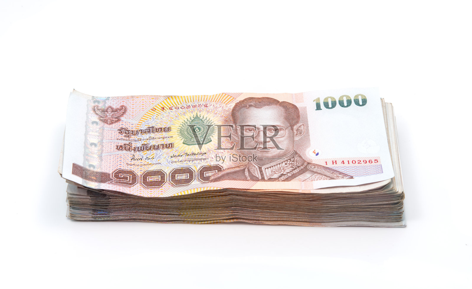 成堆的1000泰铢钞票照片摄影图片