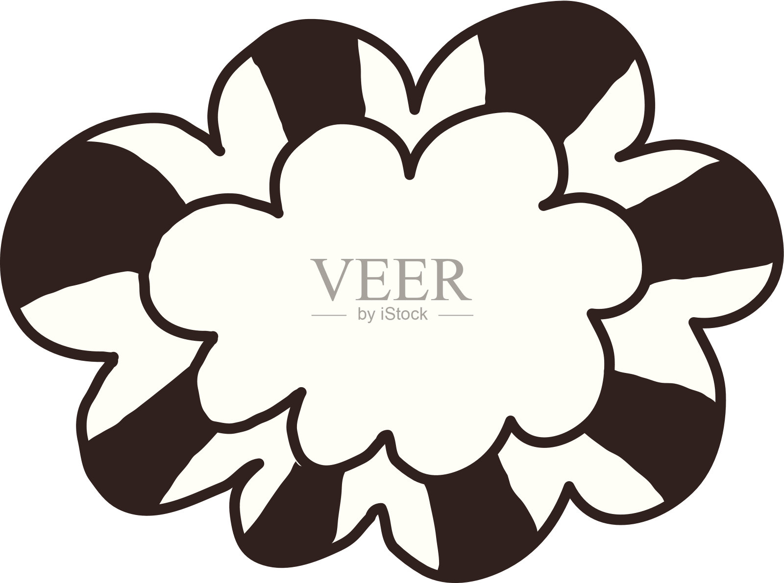 视图的云插画图片素材