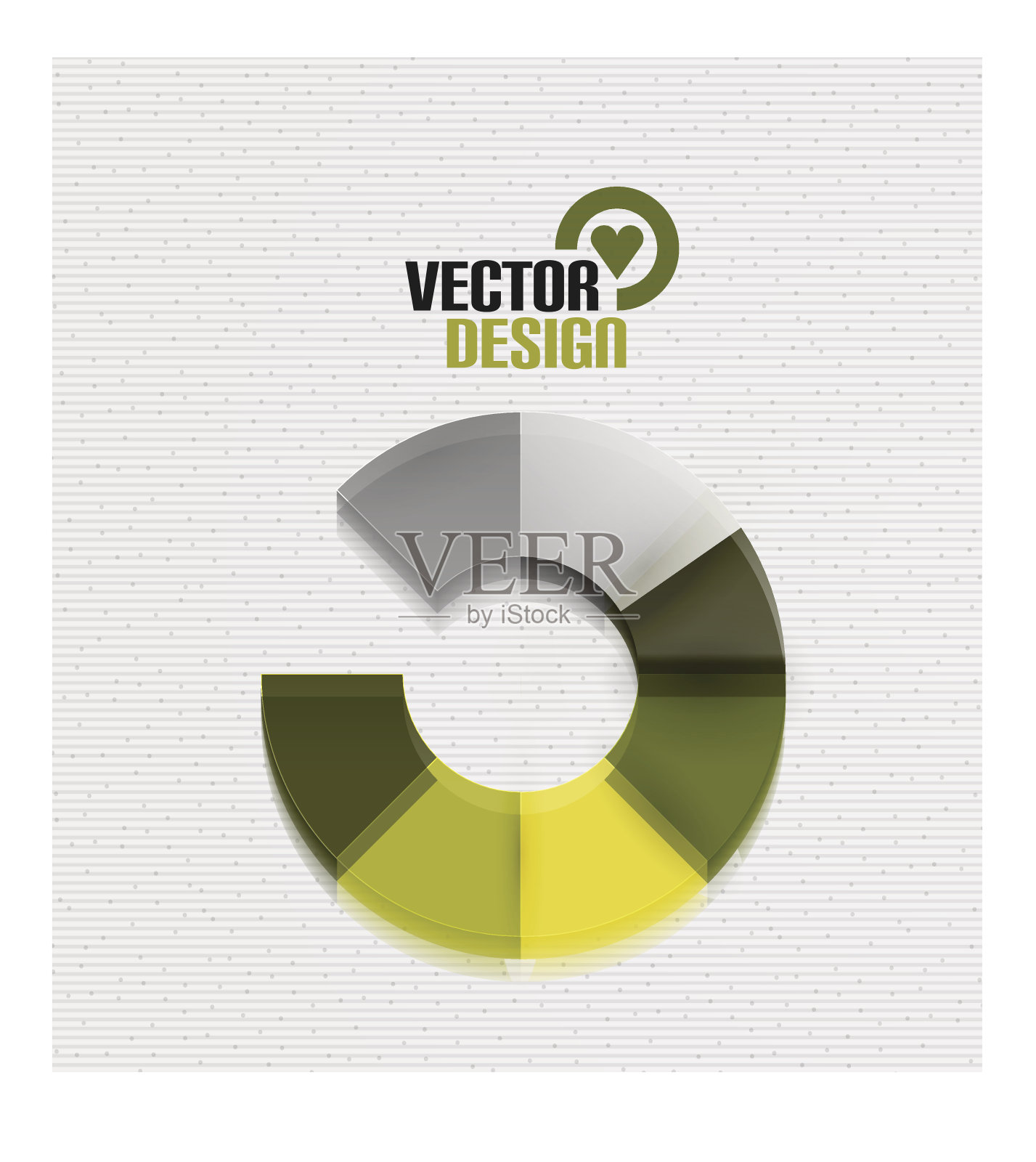 矢量3d玻璃形状的业务模板插画图片素材