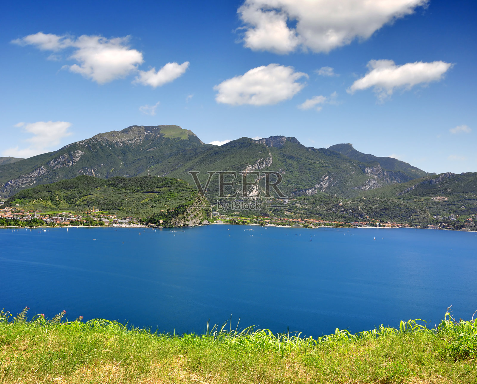 加尔达湖照片摄影图片