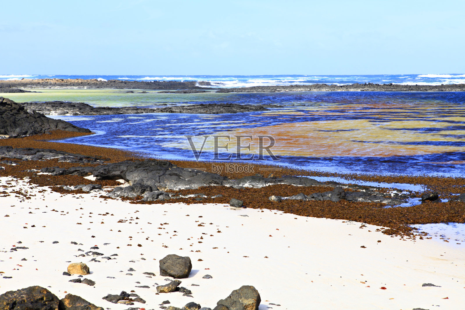 Fuerteventura景观。照片摄影图片