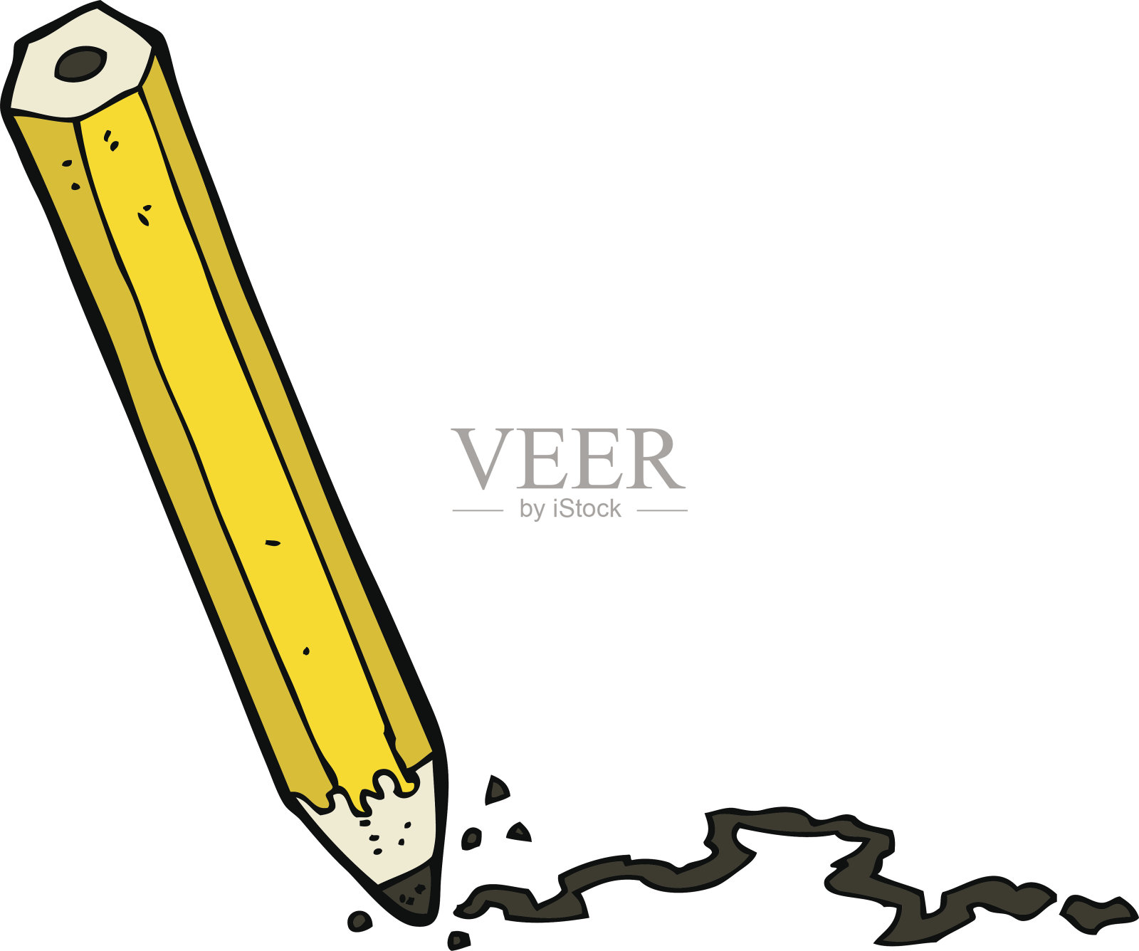 卡通铅笔设计元素图片