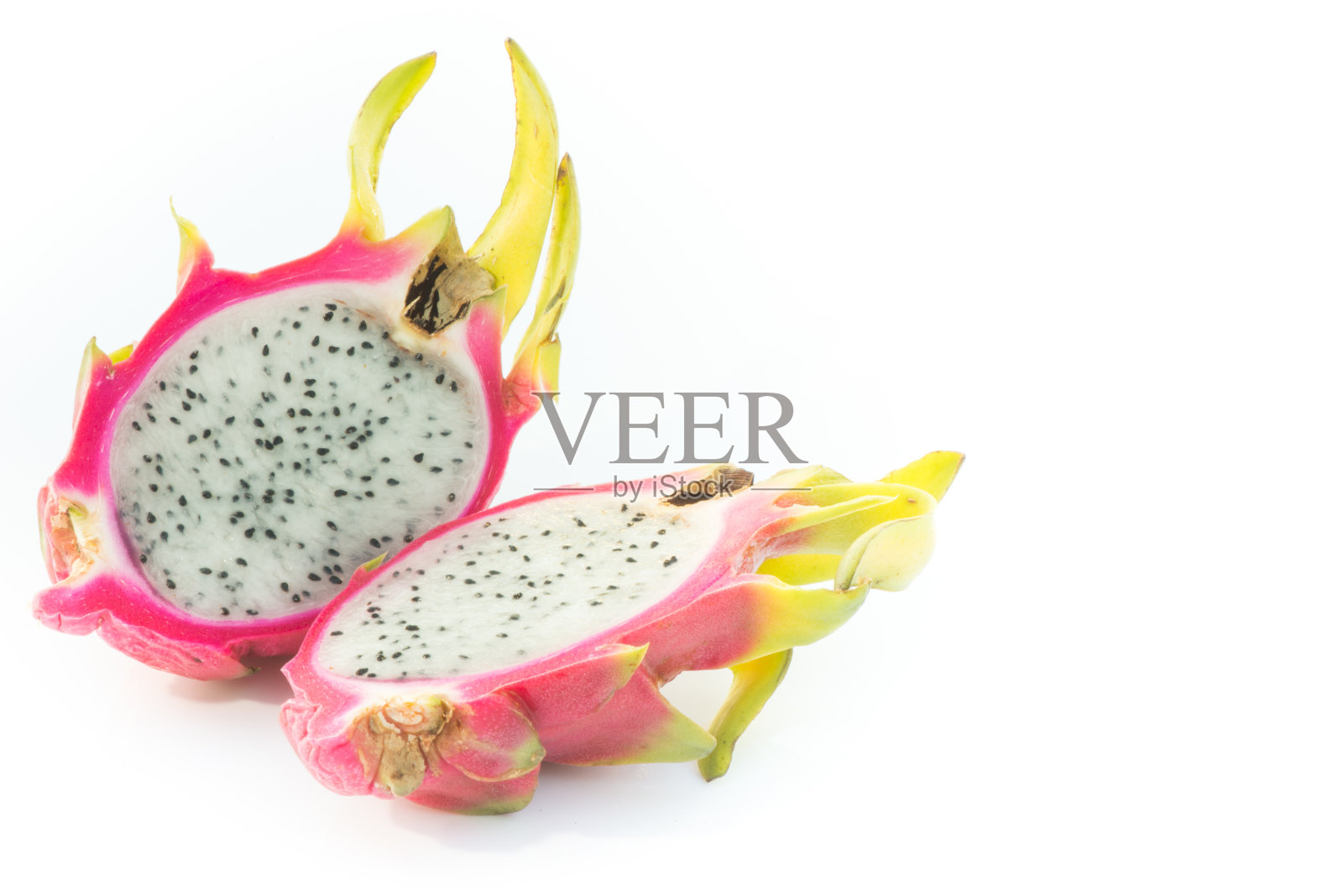 火龙果在孤立的白色背景照片摄影图片