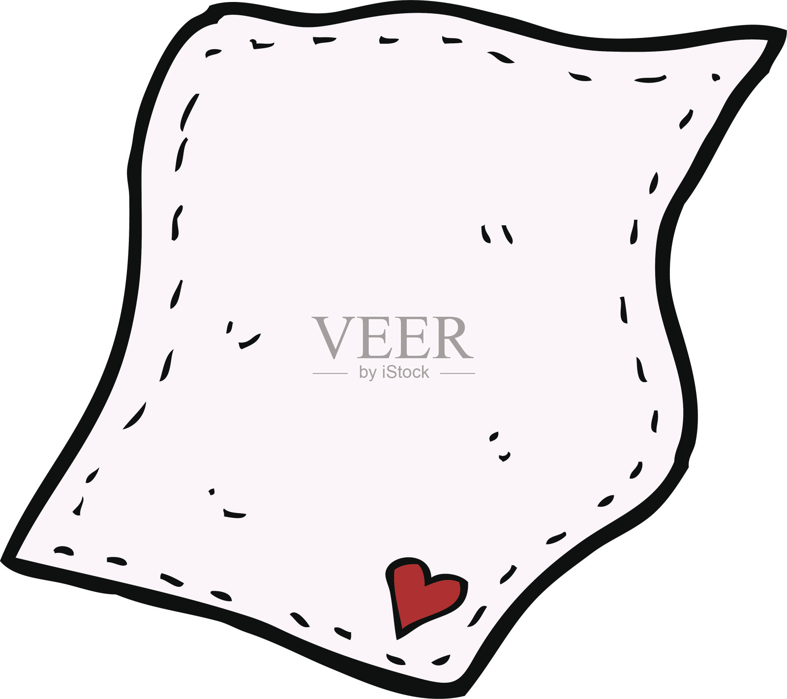 卡通手帕插画图片素材