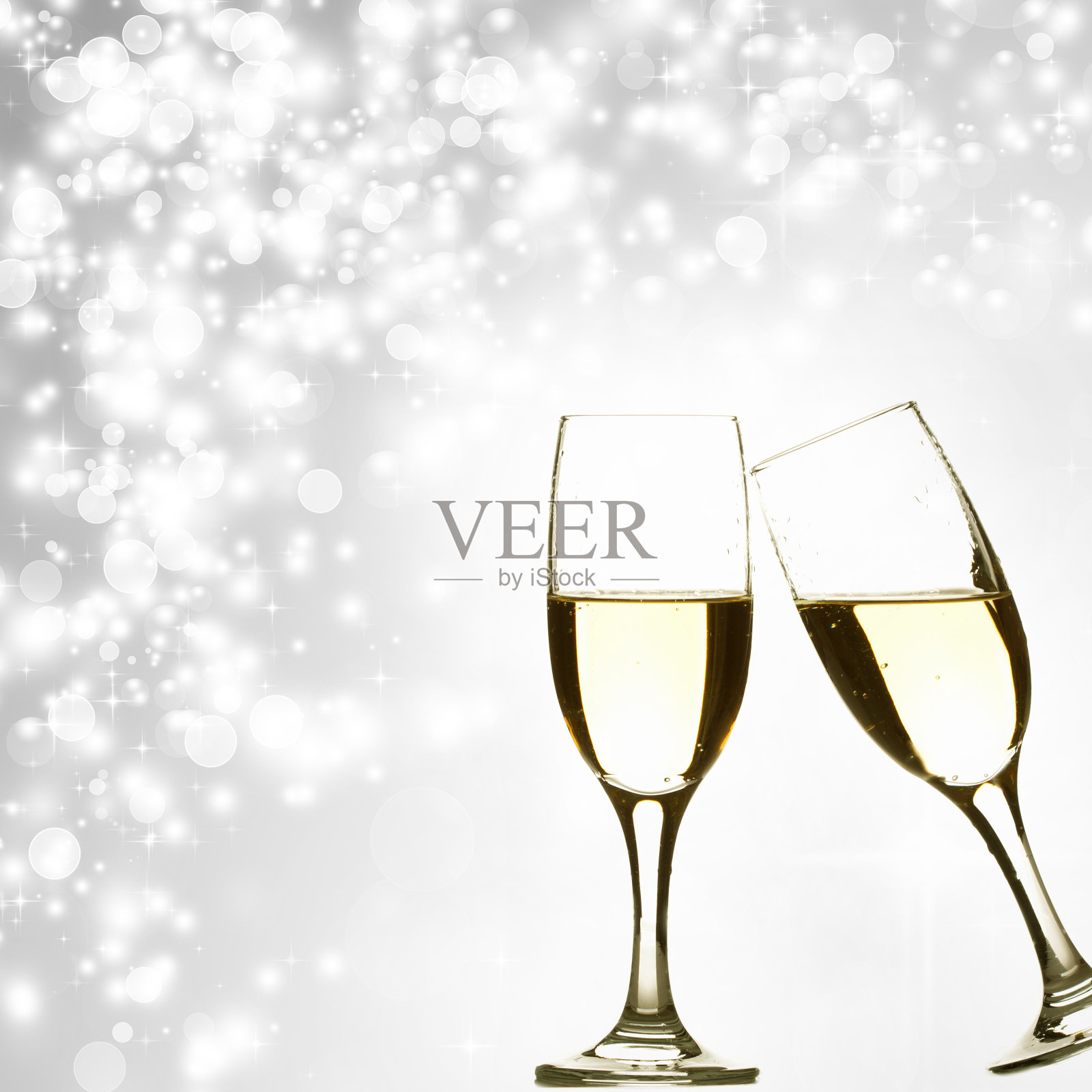 眼镜用香槟照片摄影图片