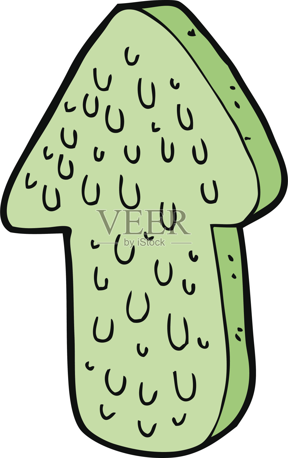 卡通黏糊糊的箭头符号设计元素图片