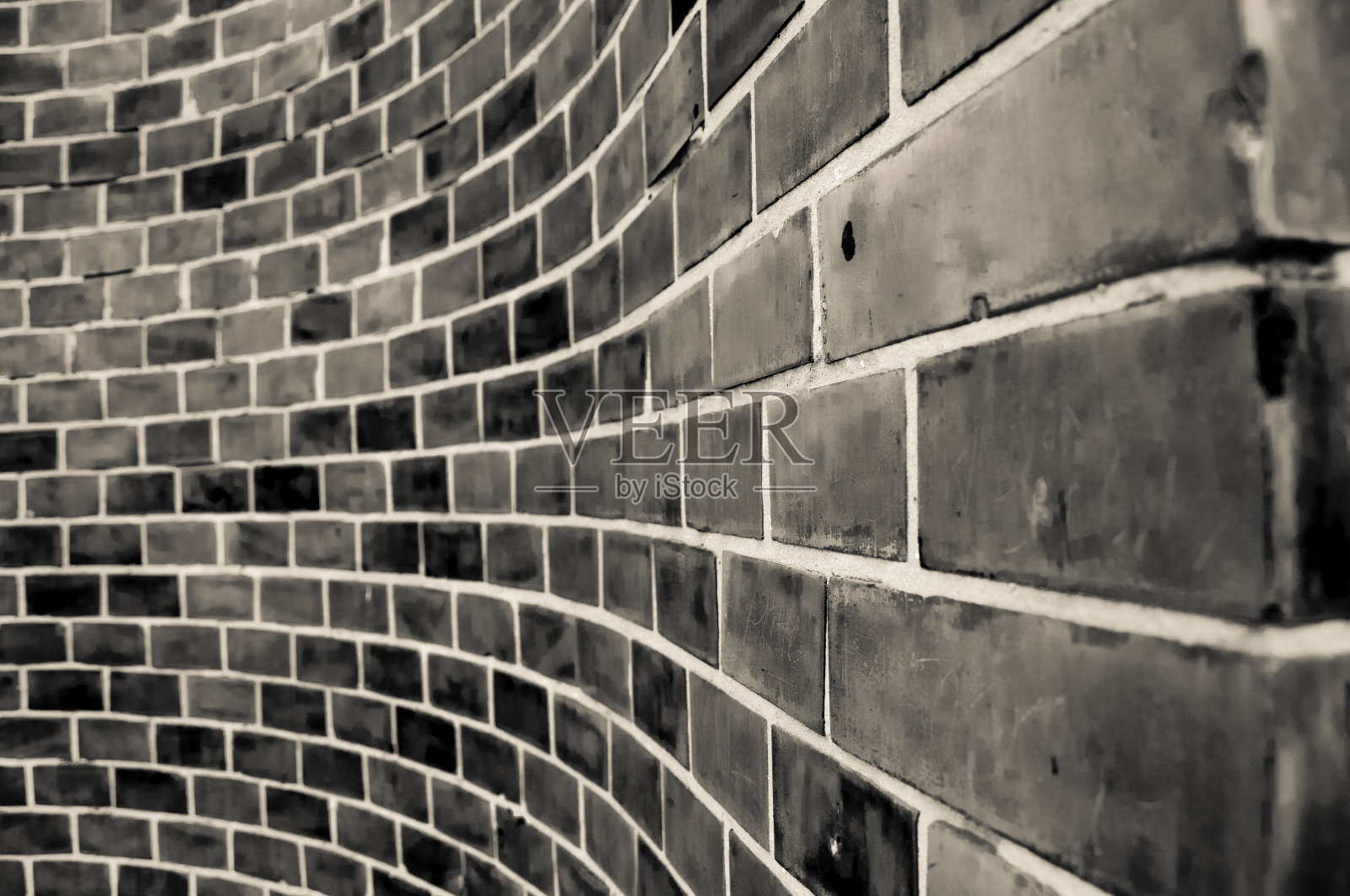 黑白砖墙照片摄影图片