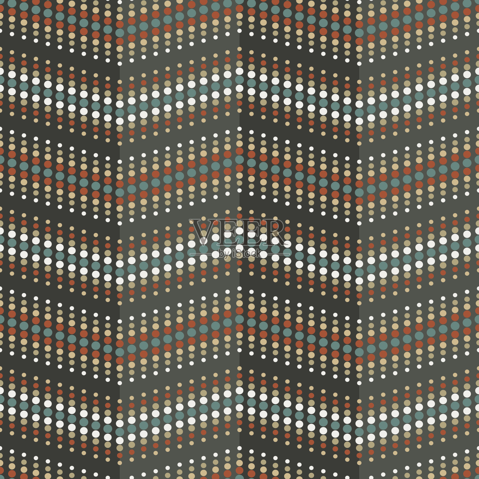 无缝圆之字形图案插画图片素材