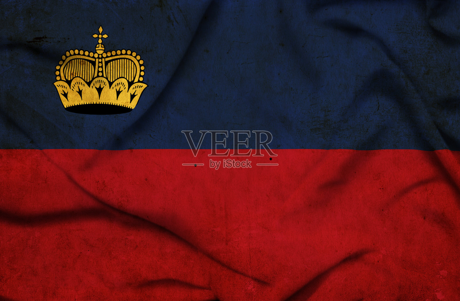 利希滕斯坦挥舞着国旗照片摄影图片