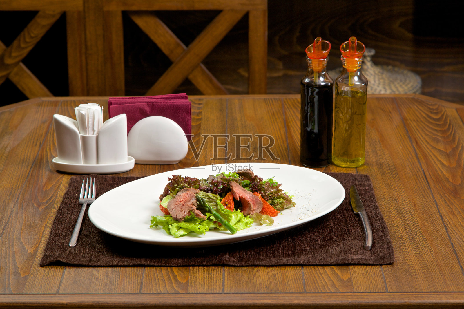 餐厅的食物照片摄影图片