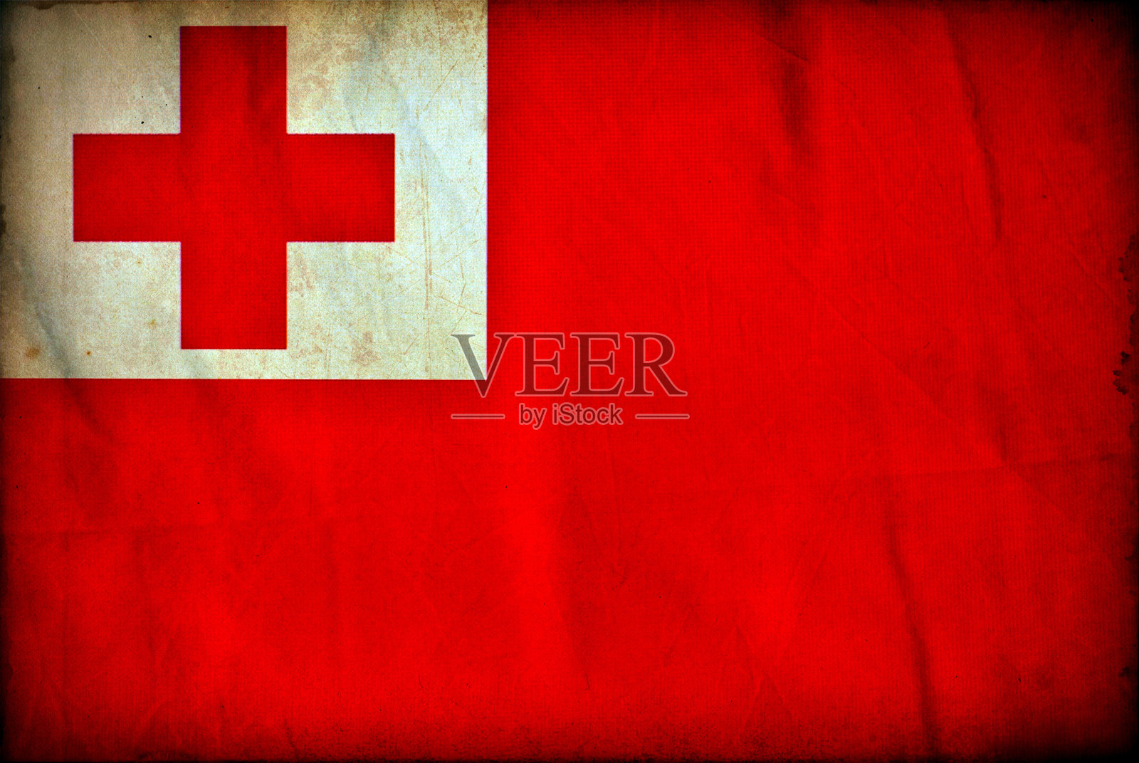 汤加枯燥乏味的国旗照片摄影图片