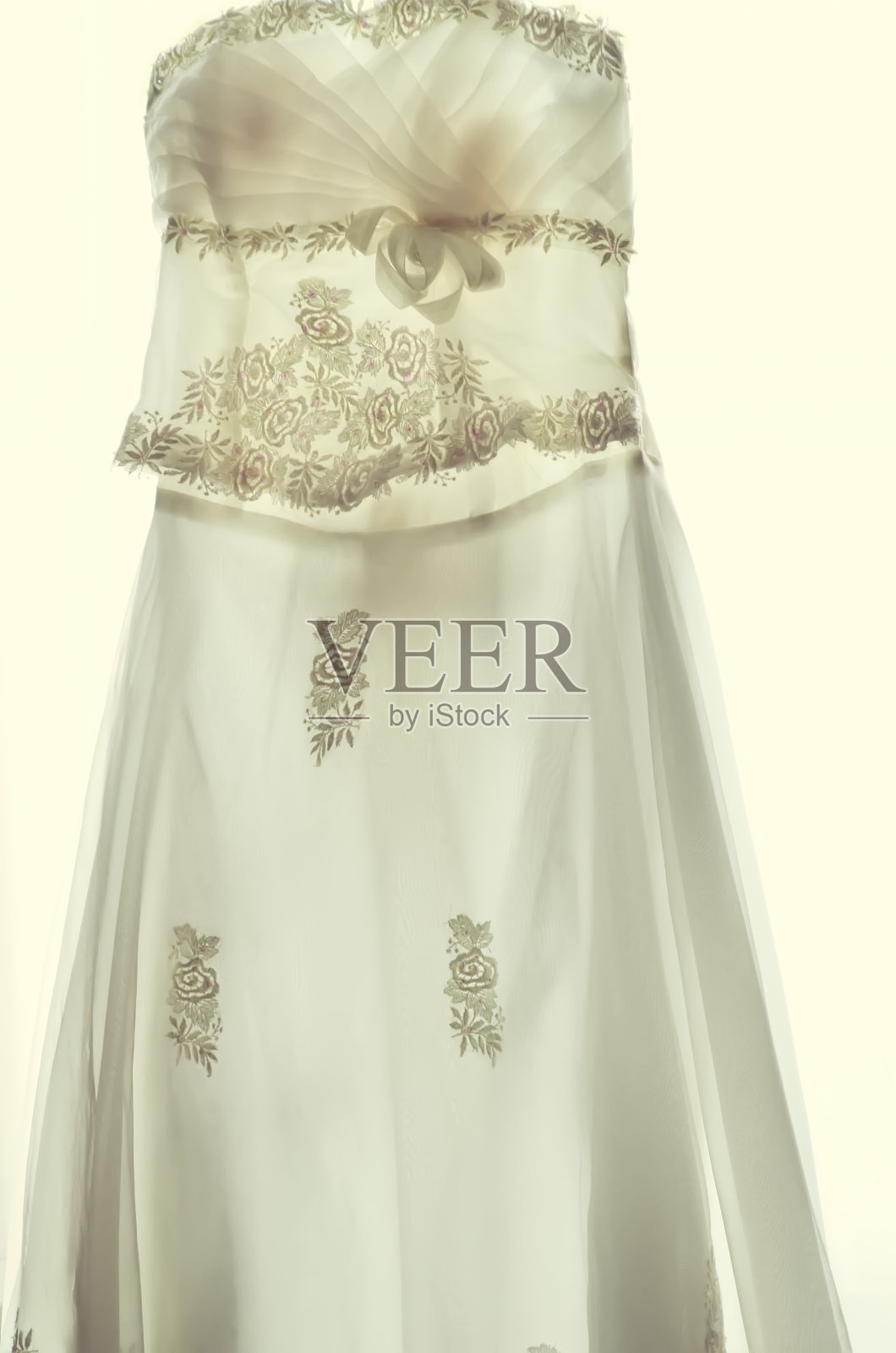 复古白色婚纱照片摄影图片