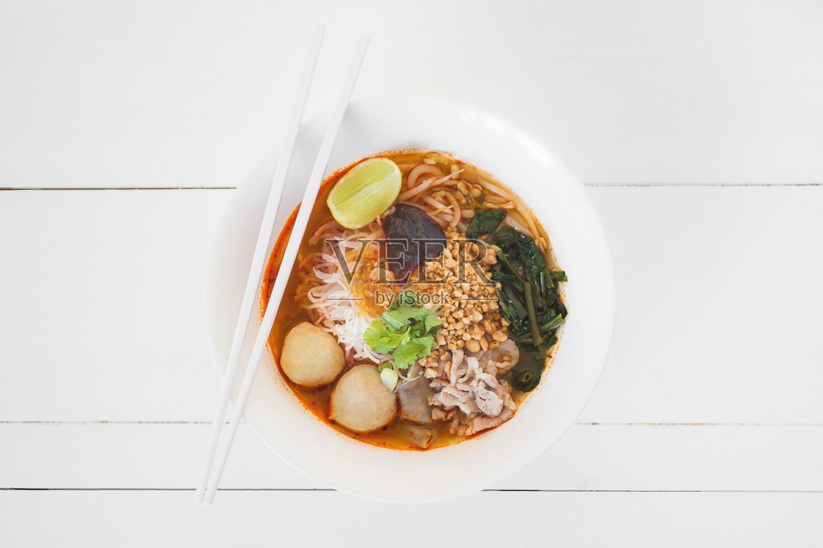 泰国面条照片摄影图片