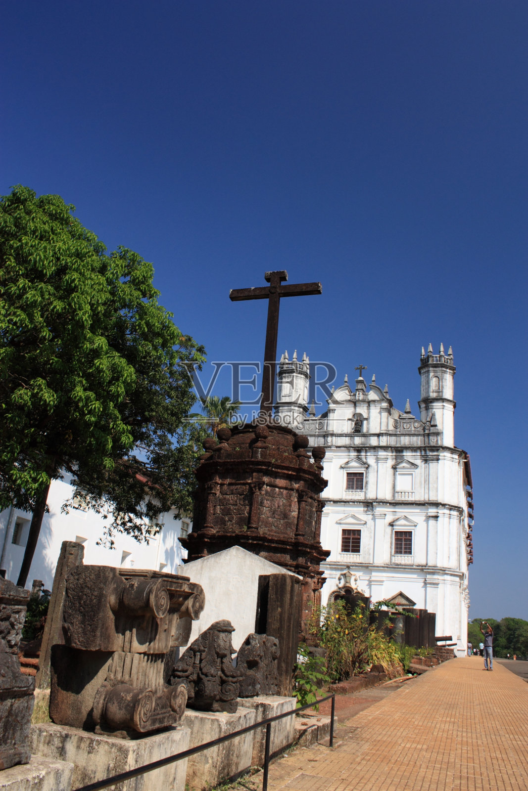 白色的教堂照片摄影图片
