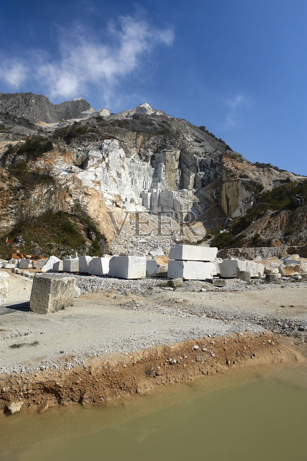 大理石采石场照片摄影图片