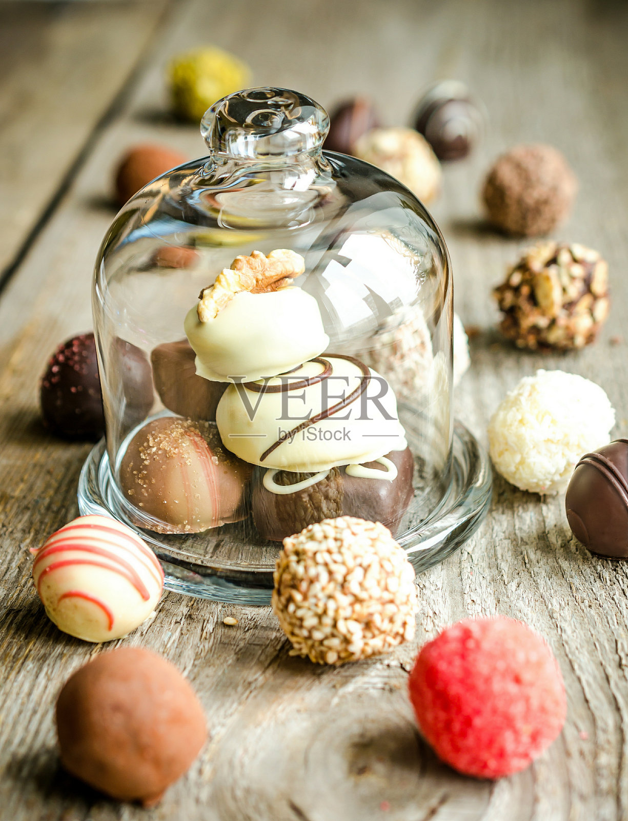 豪华巧克力糖果照片摄影图片