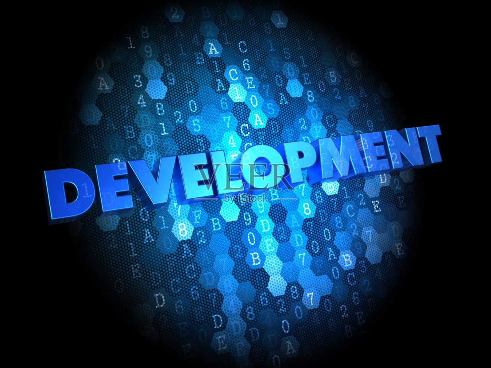 数字背景下的发展。照片摄影图片