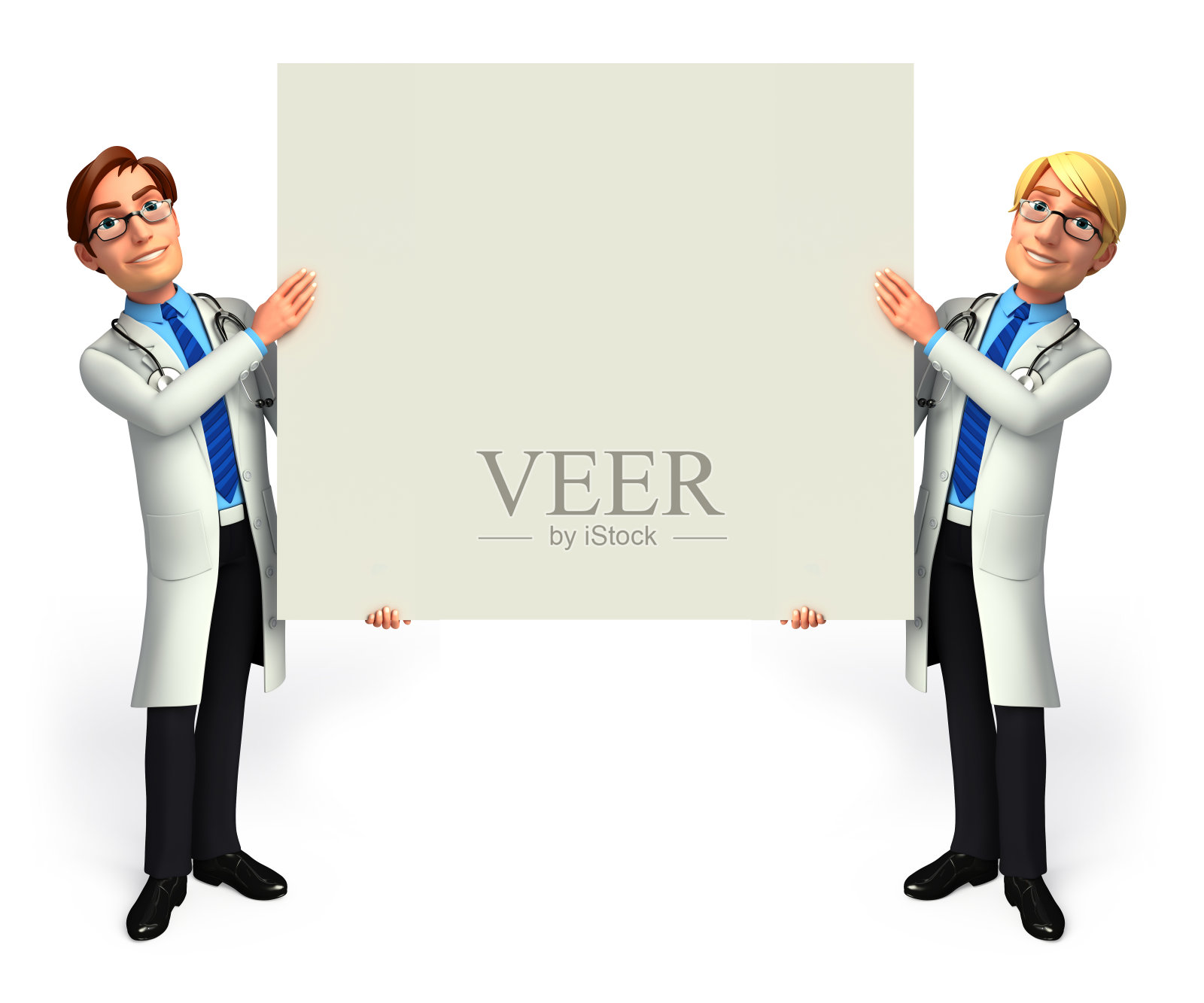 有症状的年轻医生照片摄影图片