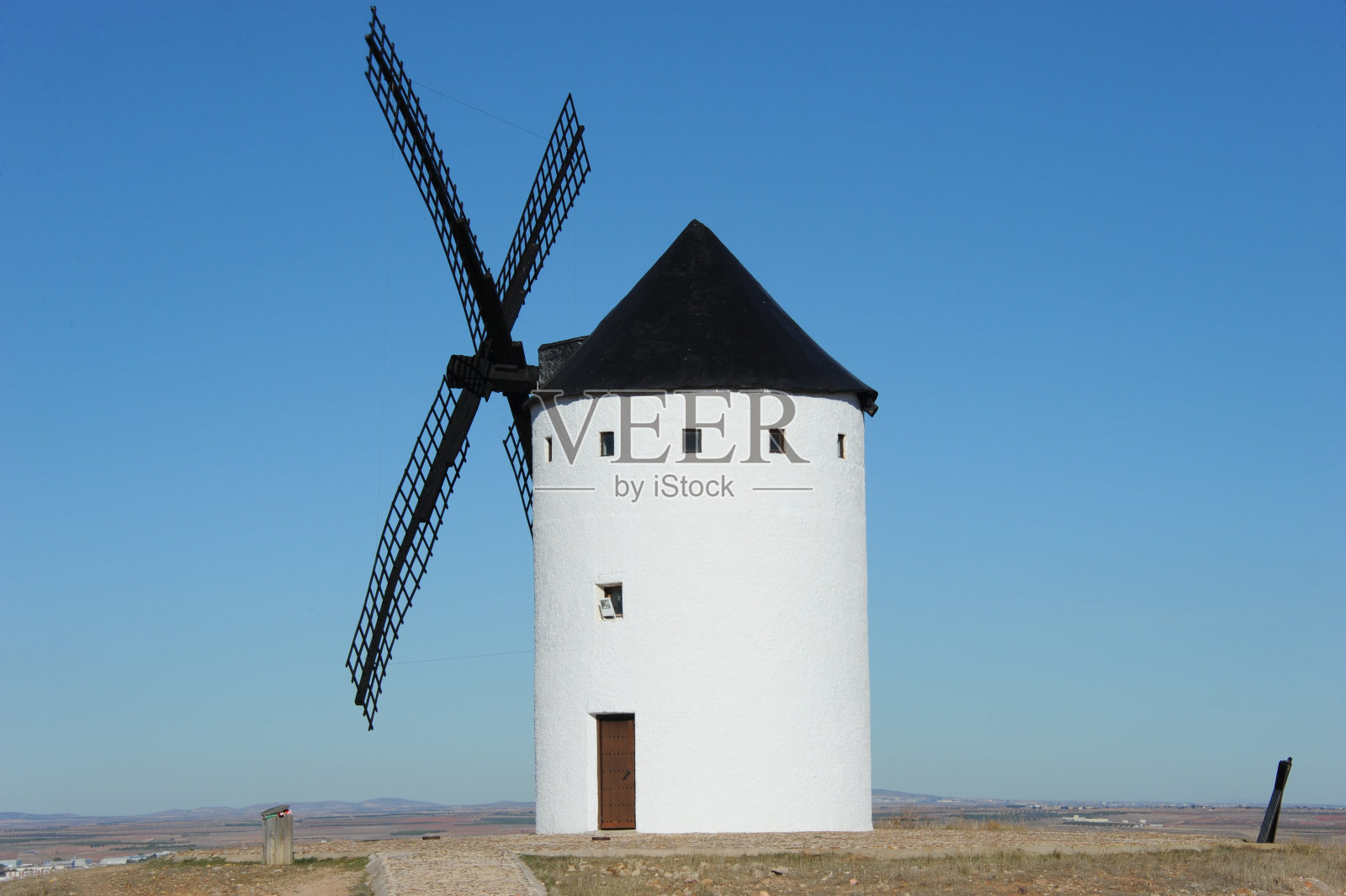 现今的西班牙风车照片摄影图片