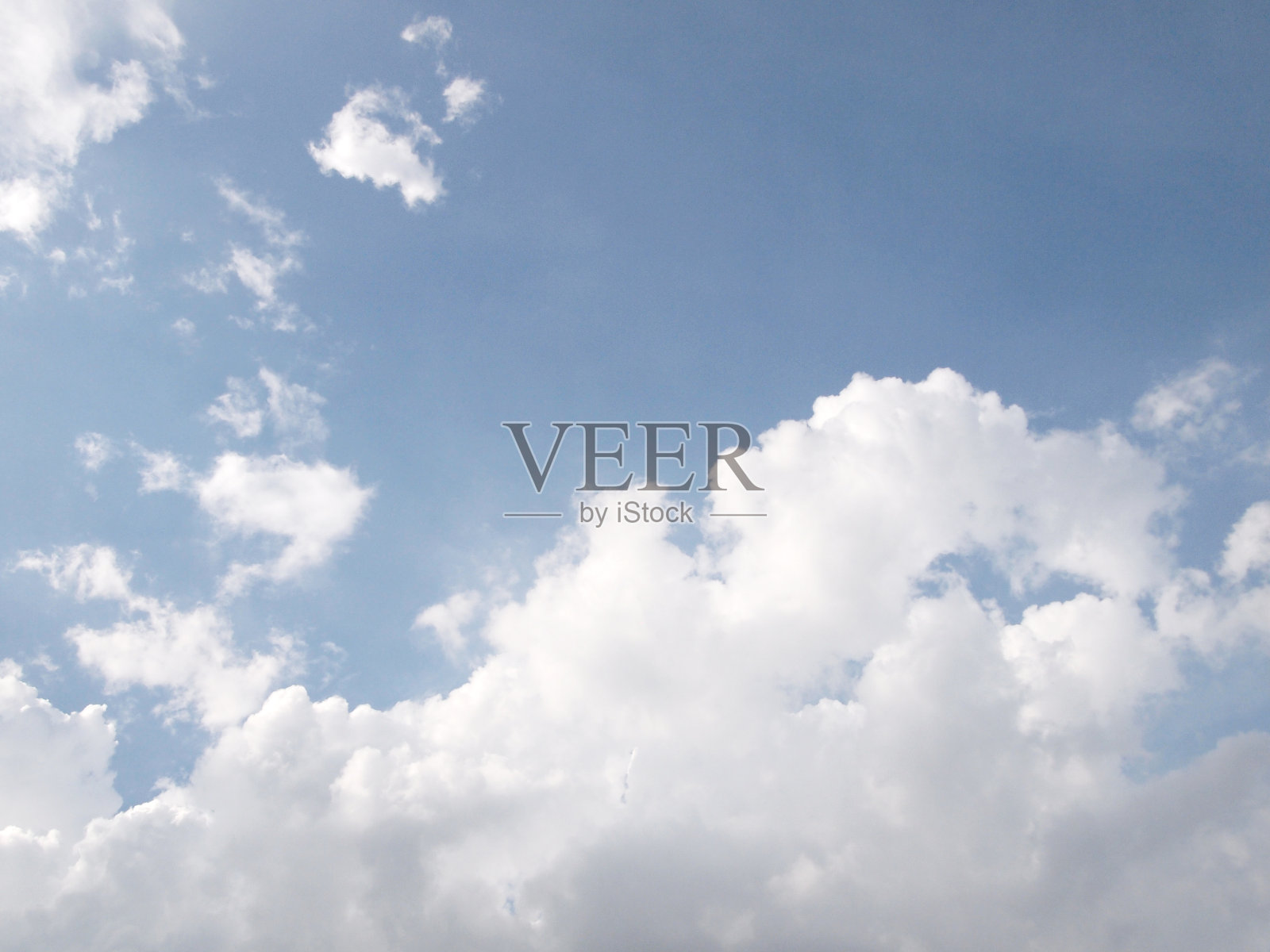 蓝天和美丽的云彩照片摄影图片