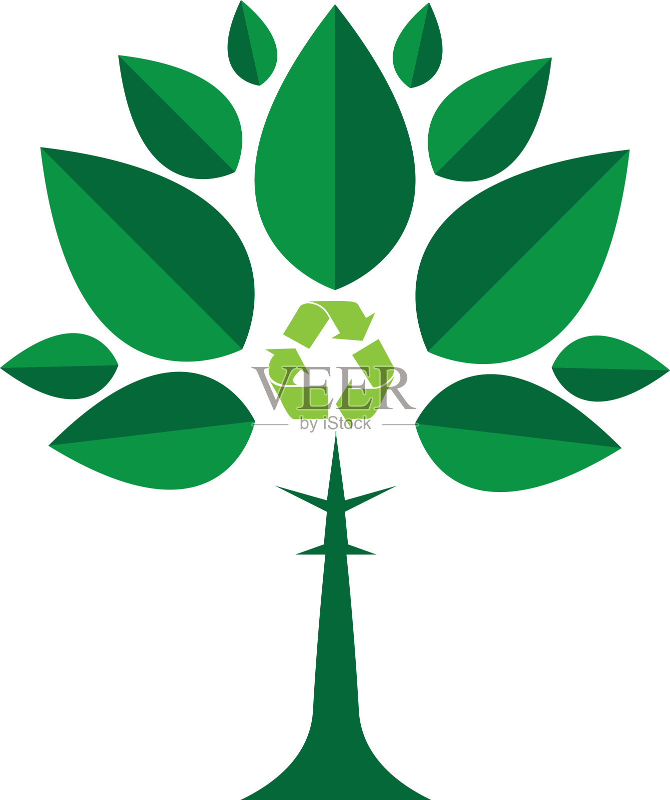 绿色的概念设计元素图片