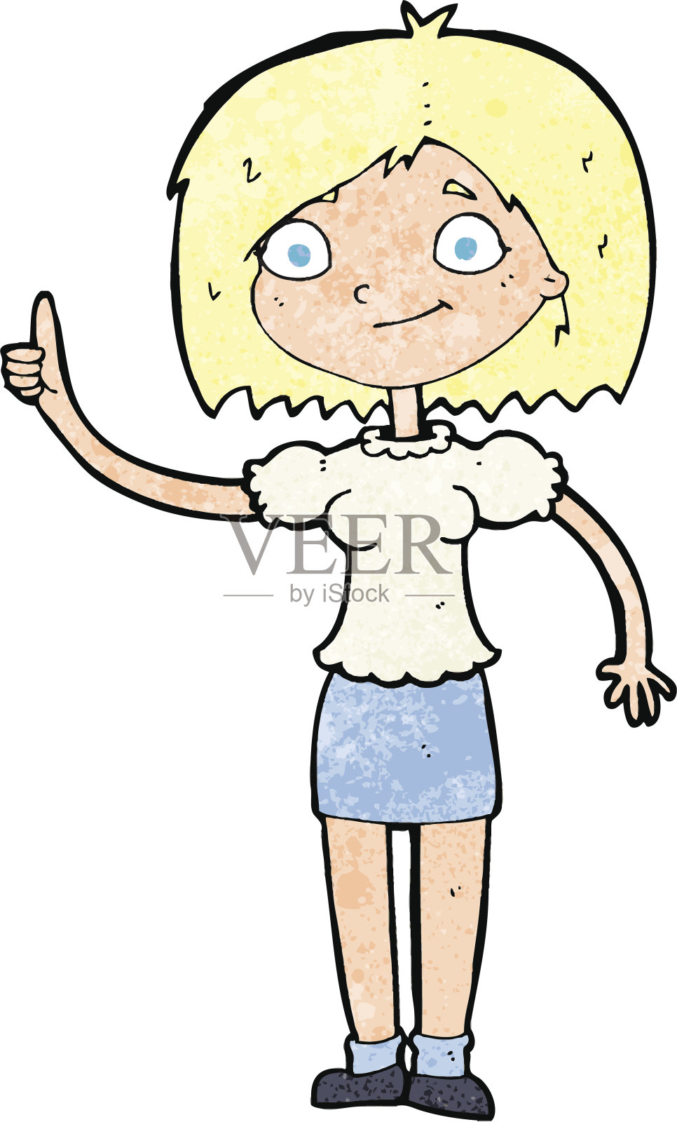 有创意的卡通女人设计元素图片