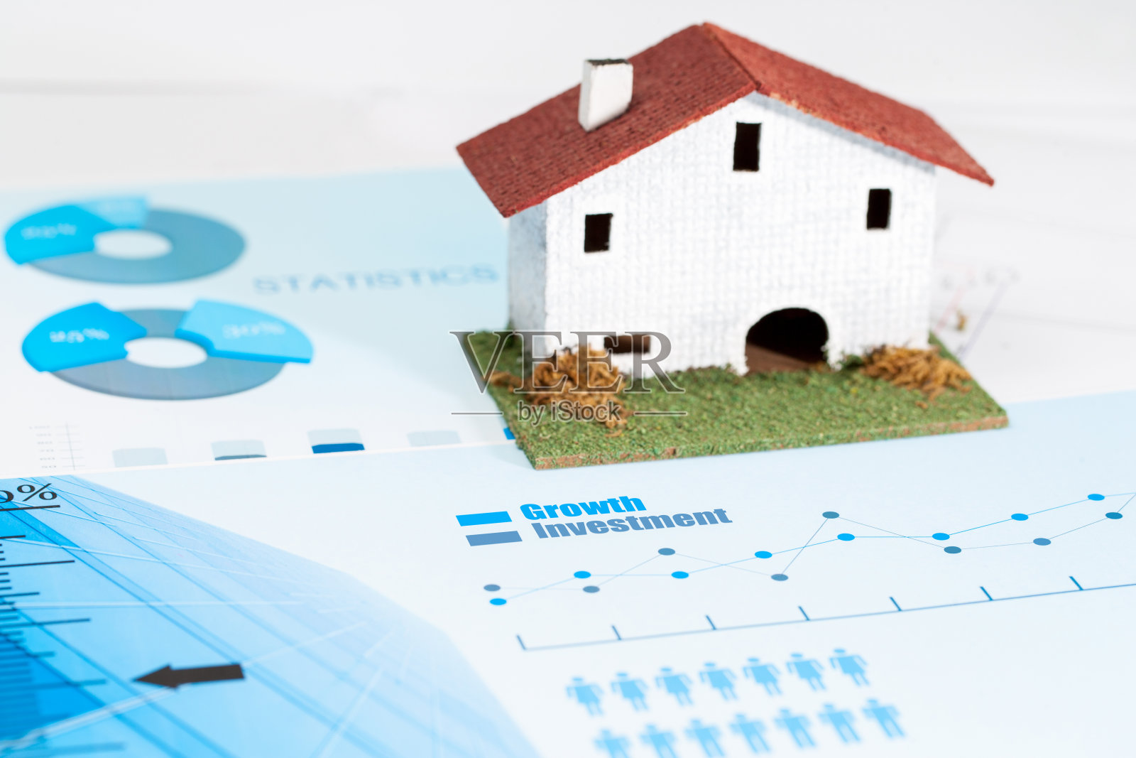 房地产行业分析。照片摄影图片