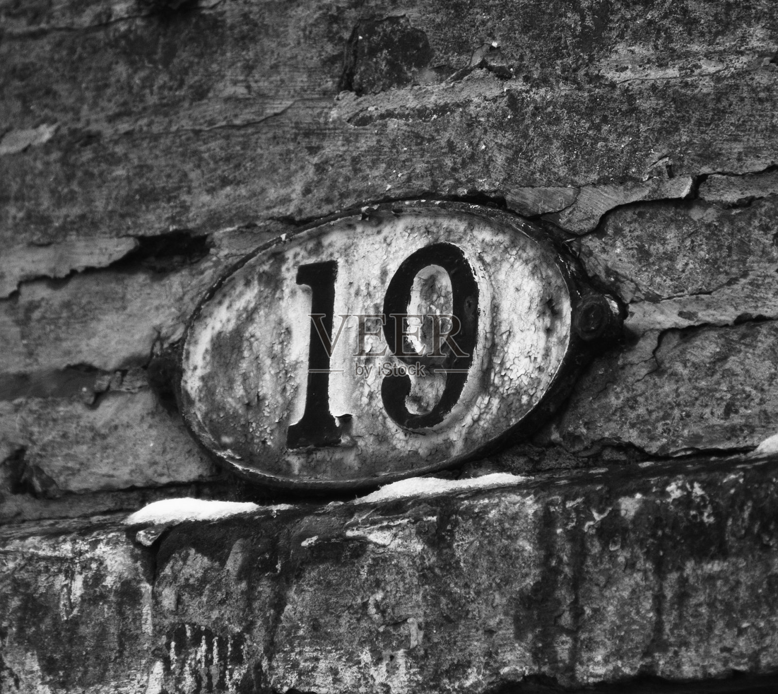 19号标志是黑白的照片摄影图片