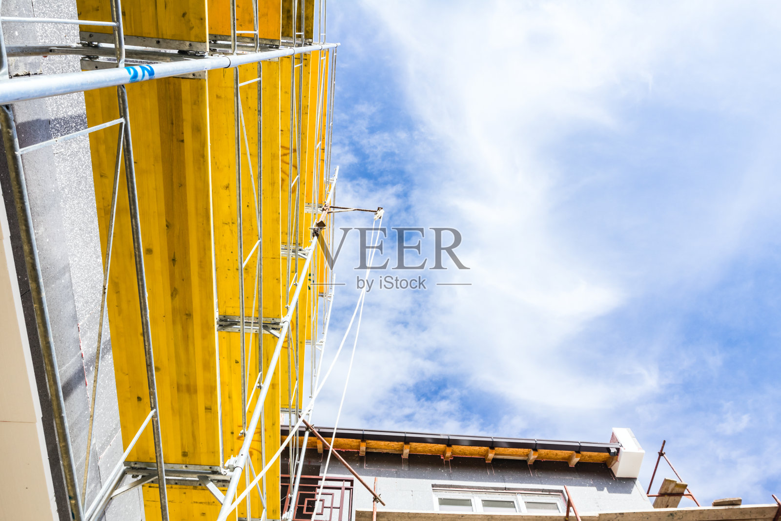 新房子的正面照片摄影图片