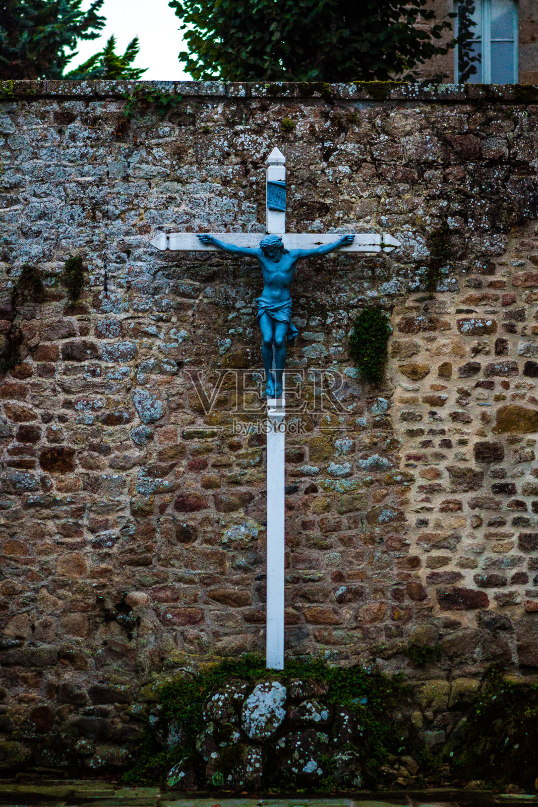 法国。诺曼底。圣米歇尔山（圣米奇山©）照片摄影图片