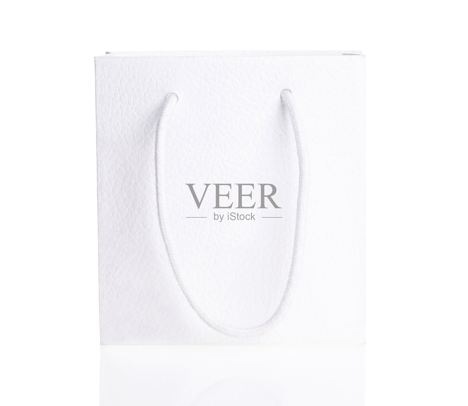 白色的礼品袋照片摄影图片