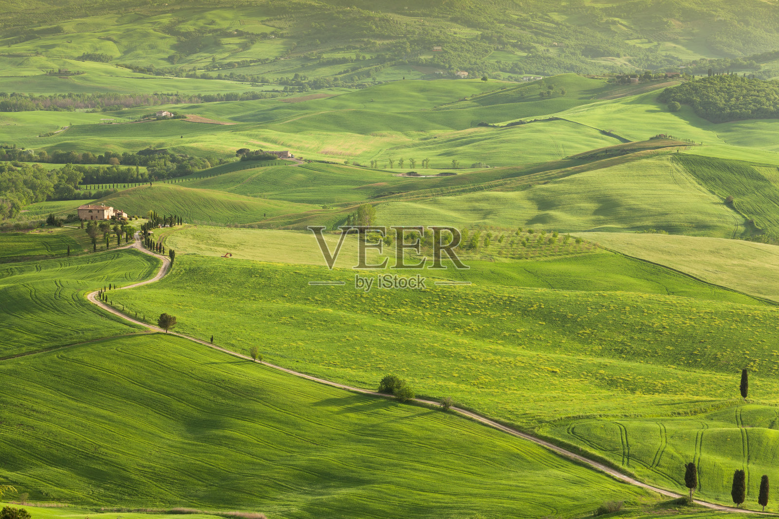托斯卡纳的农舍照片摄影图片