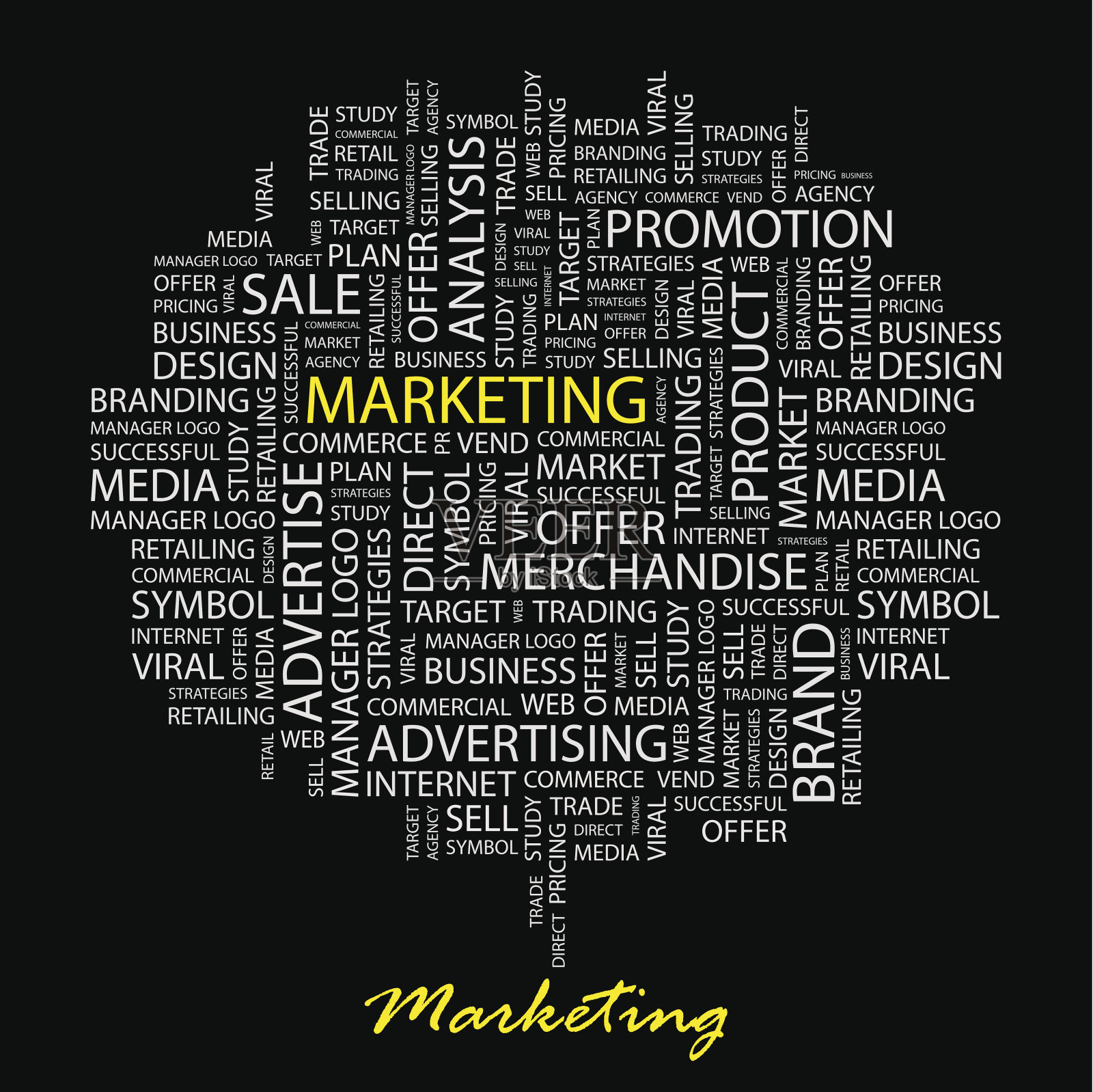 市场营销插画图片素材