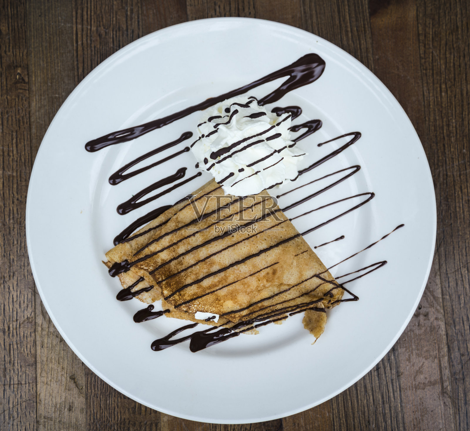 盘子上的煎饼照片摄影图片