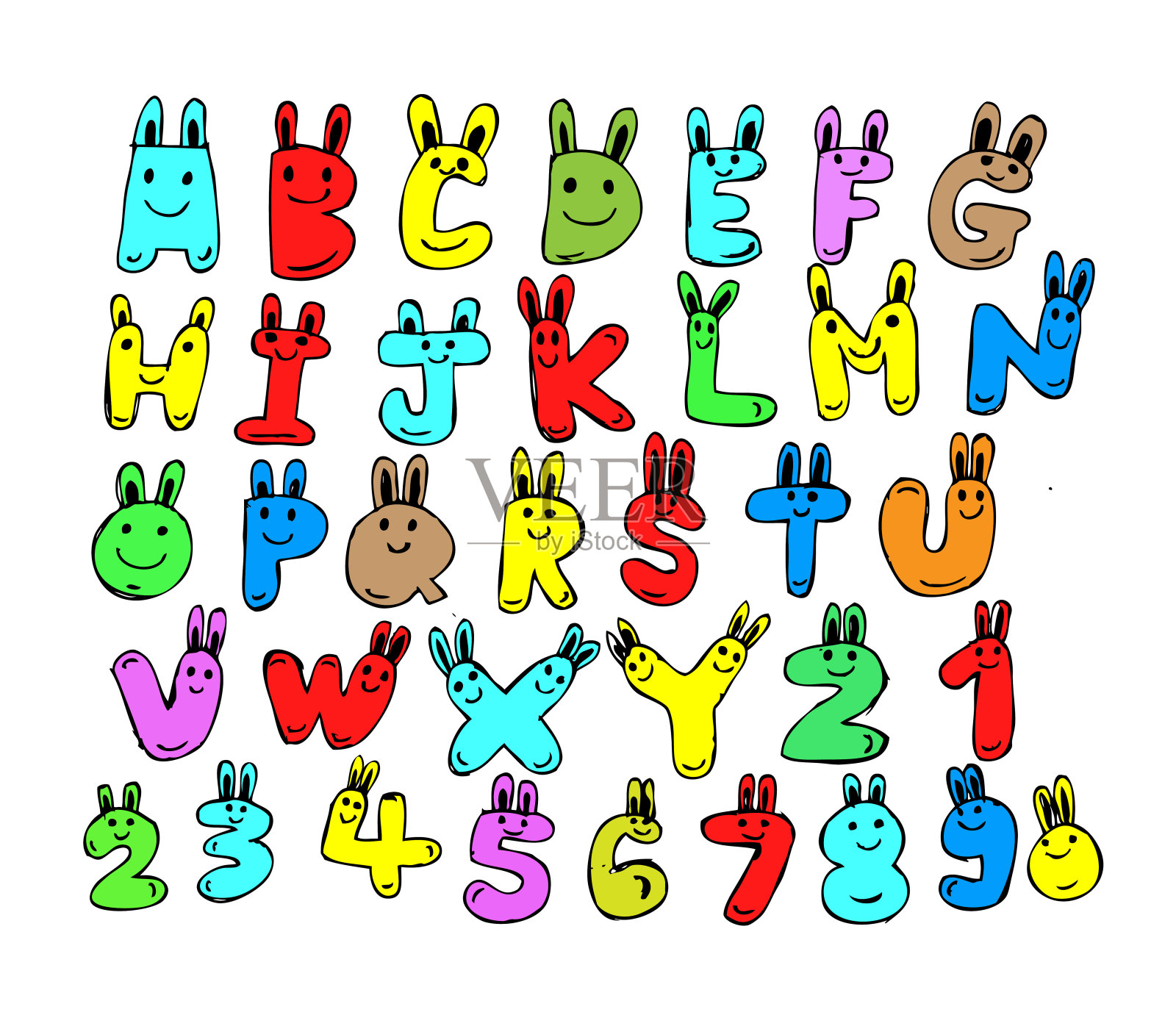 手写字母字体用钢笔写设计元素图片