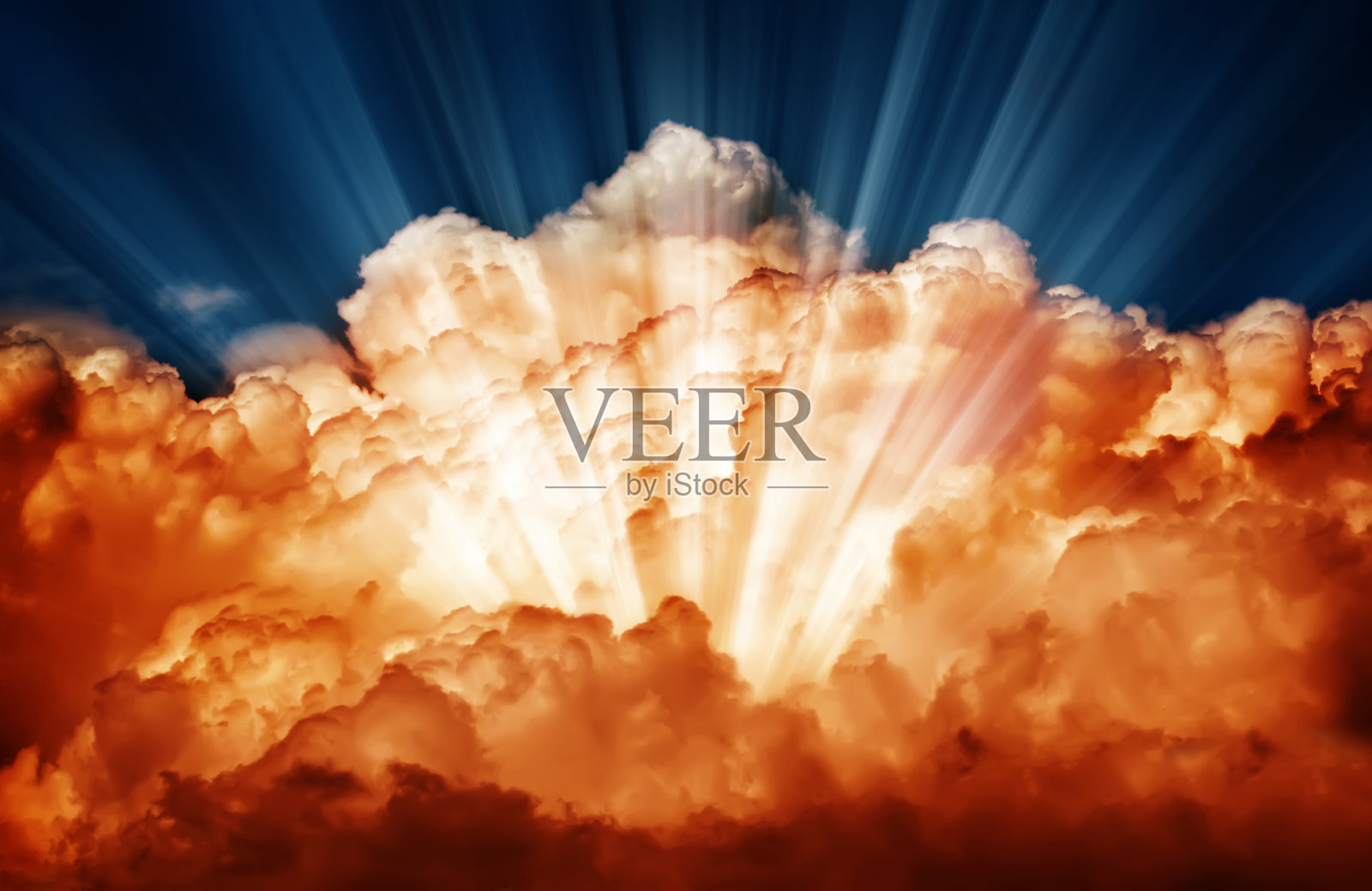 红色的云照片摄影图片