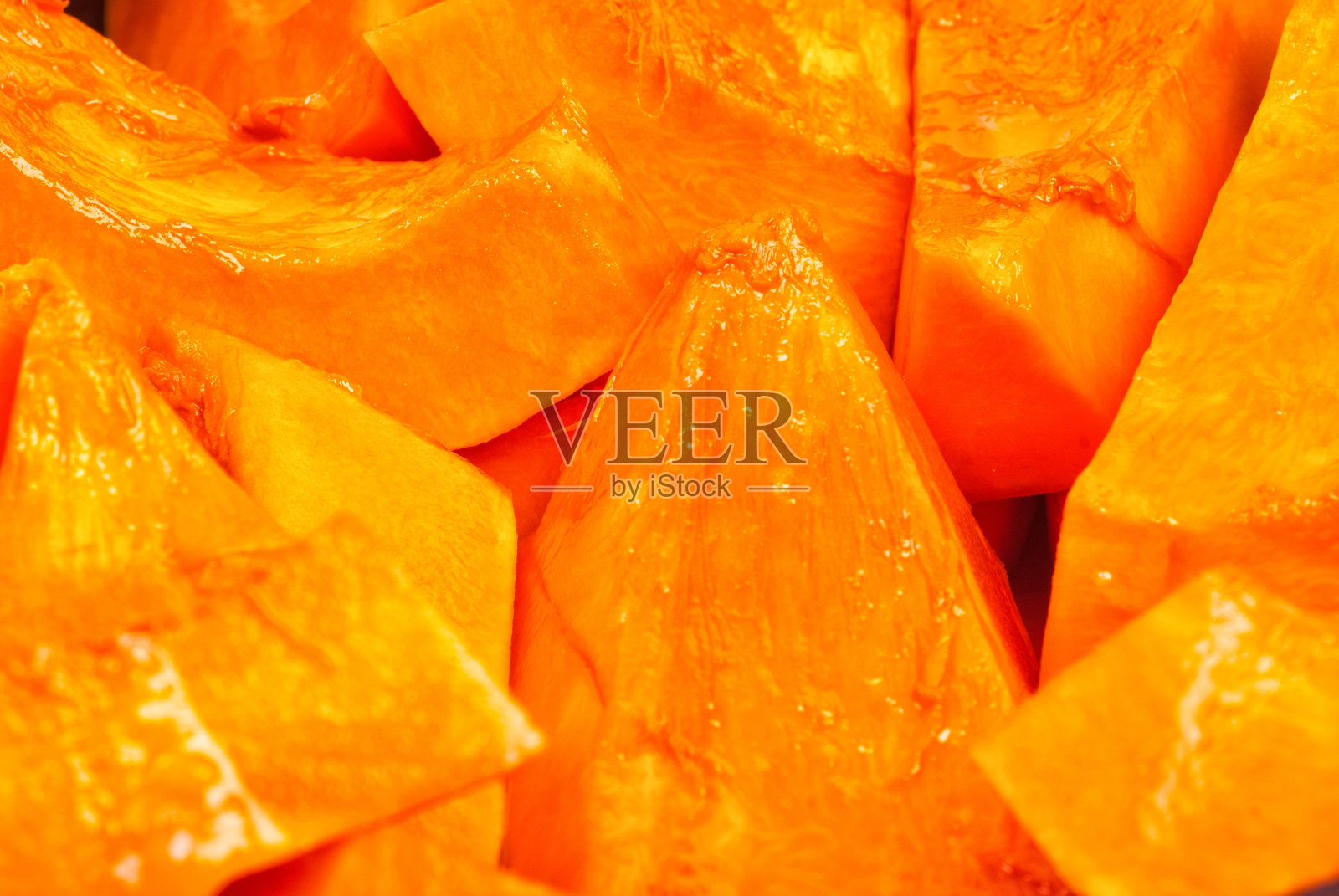 南瓜用蜂蜜照片摄影图片