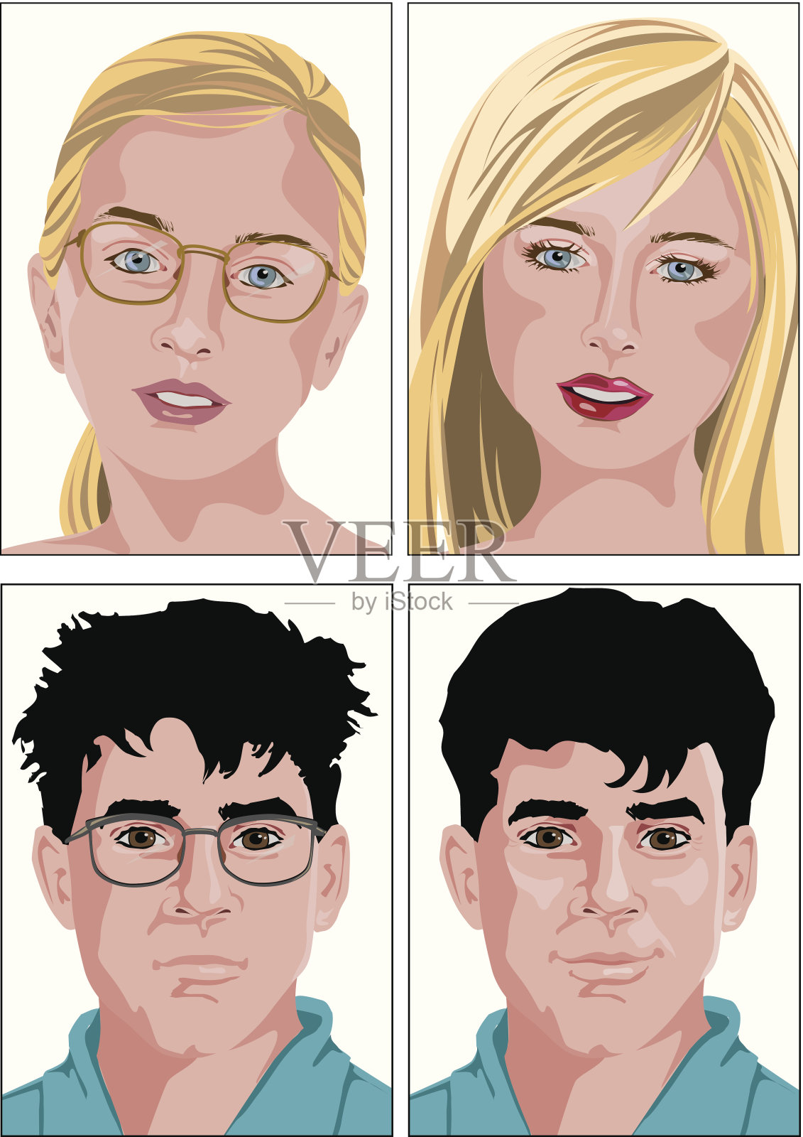 改造前改造后C插画图片素材