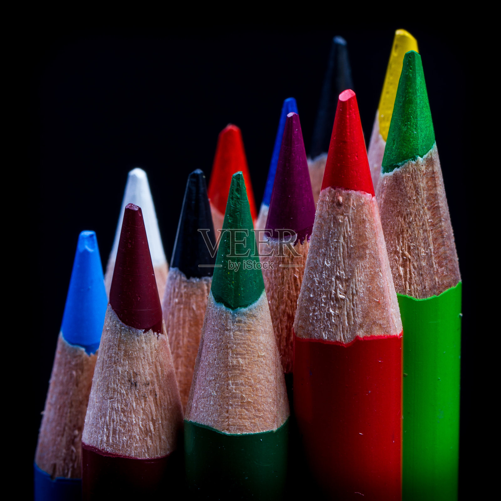 铅笔二照片摄影图片