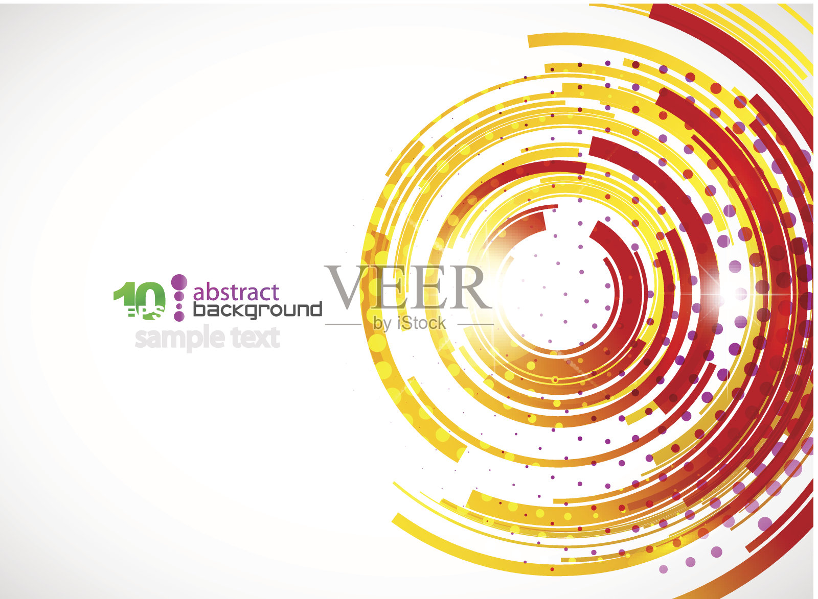 摘要技术圈背景插画图片素材