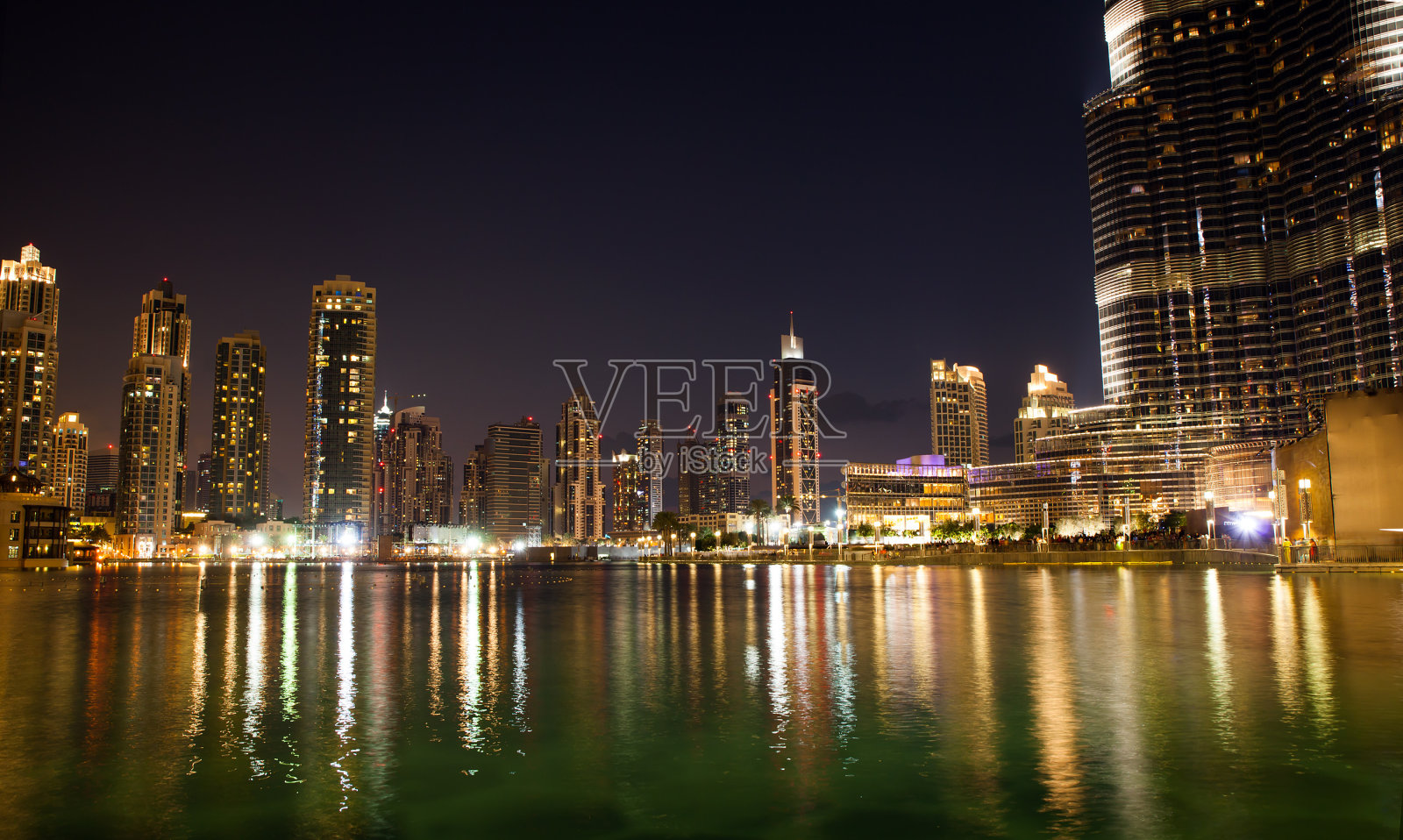 迪拜天际线照片摄影图片