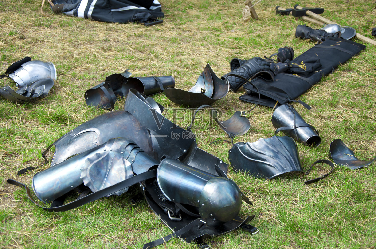 中世纪的盔甲照片摄影图片