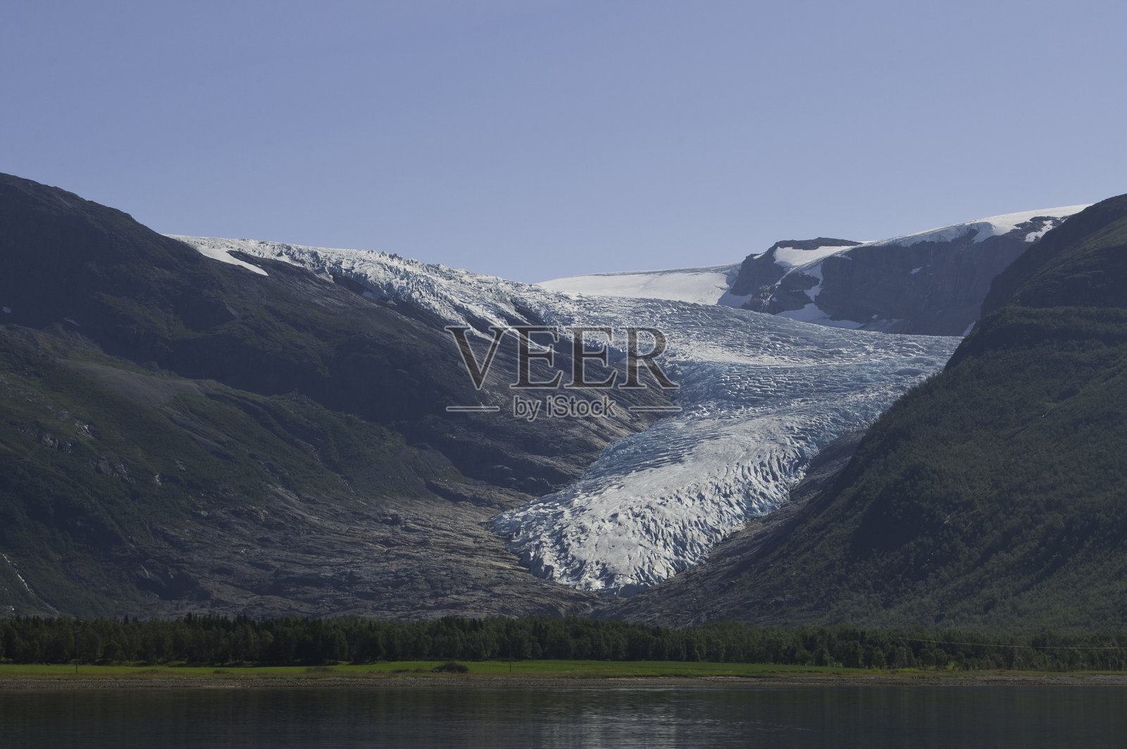 挪威冰川照片摄影图片
