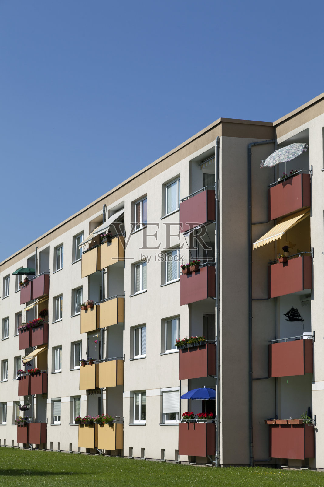 德国基尔的一栋公寓楼照片摄影图片