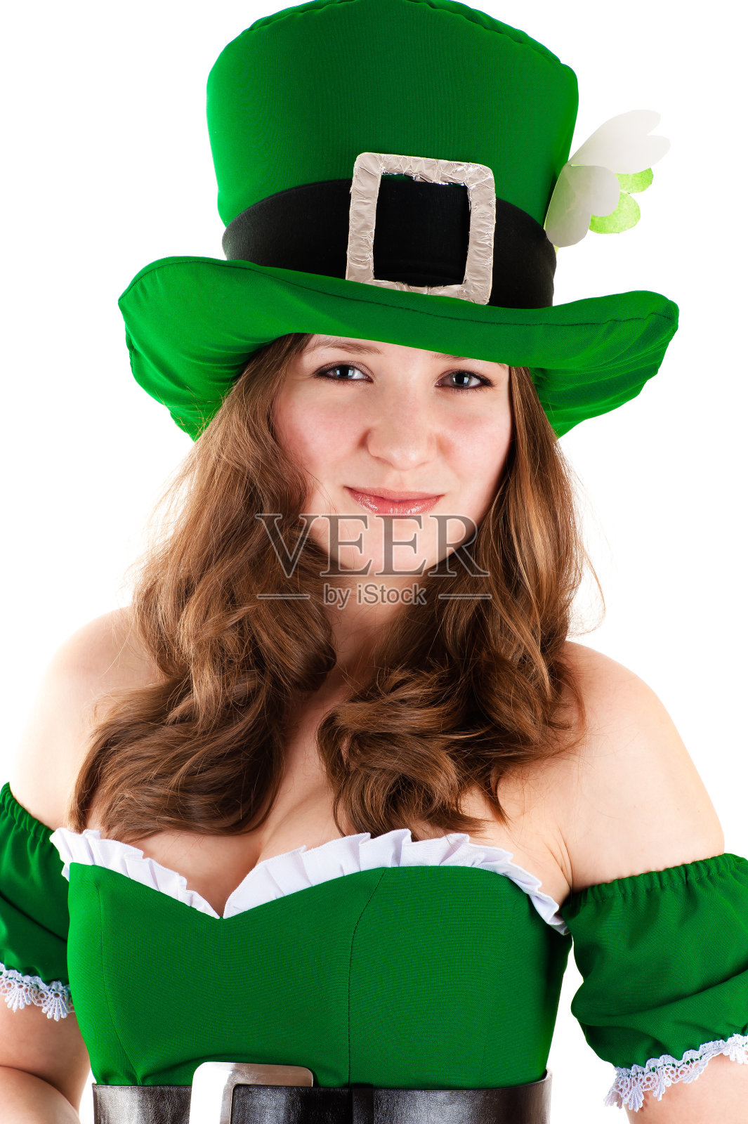 打扮成小妖精的女人照片摄影图片