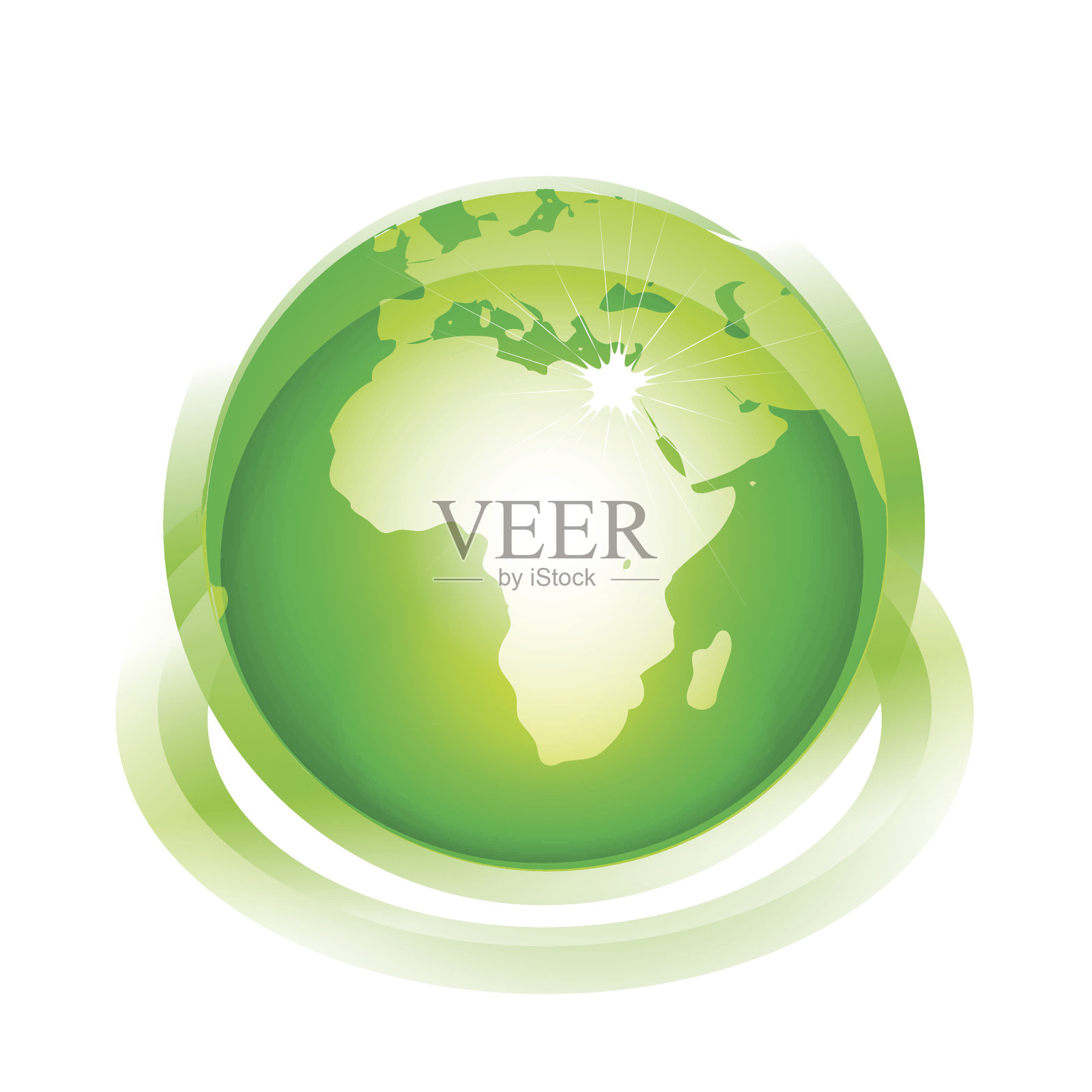 全球叶绿概念插画图片素材