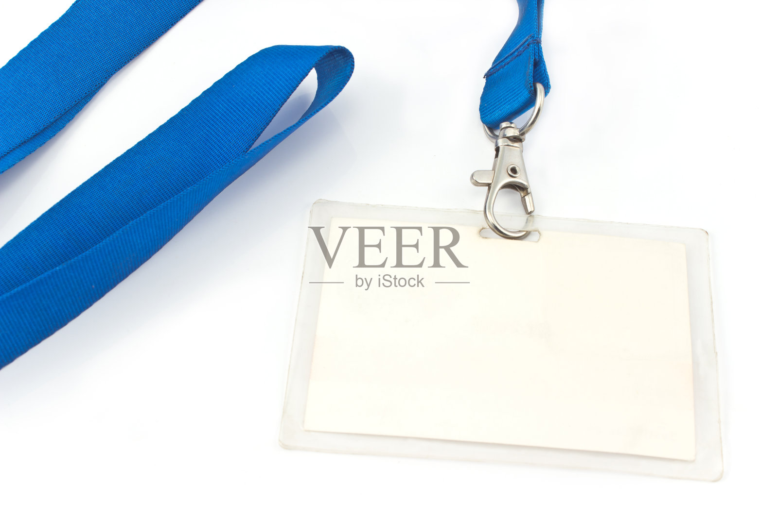 空白身份证标签隔离在白色照片摄影图片