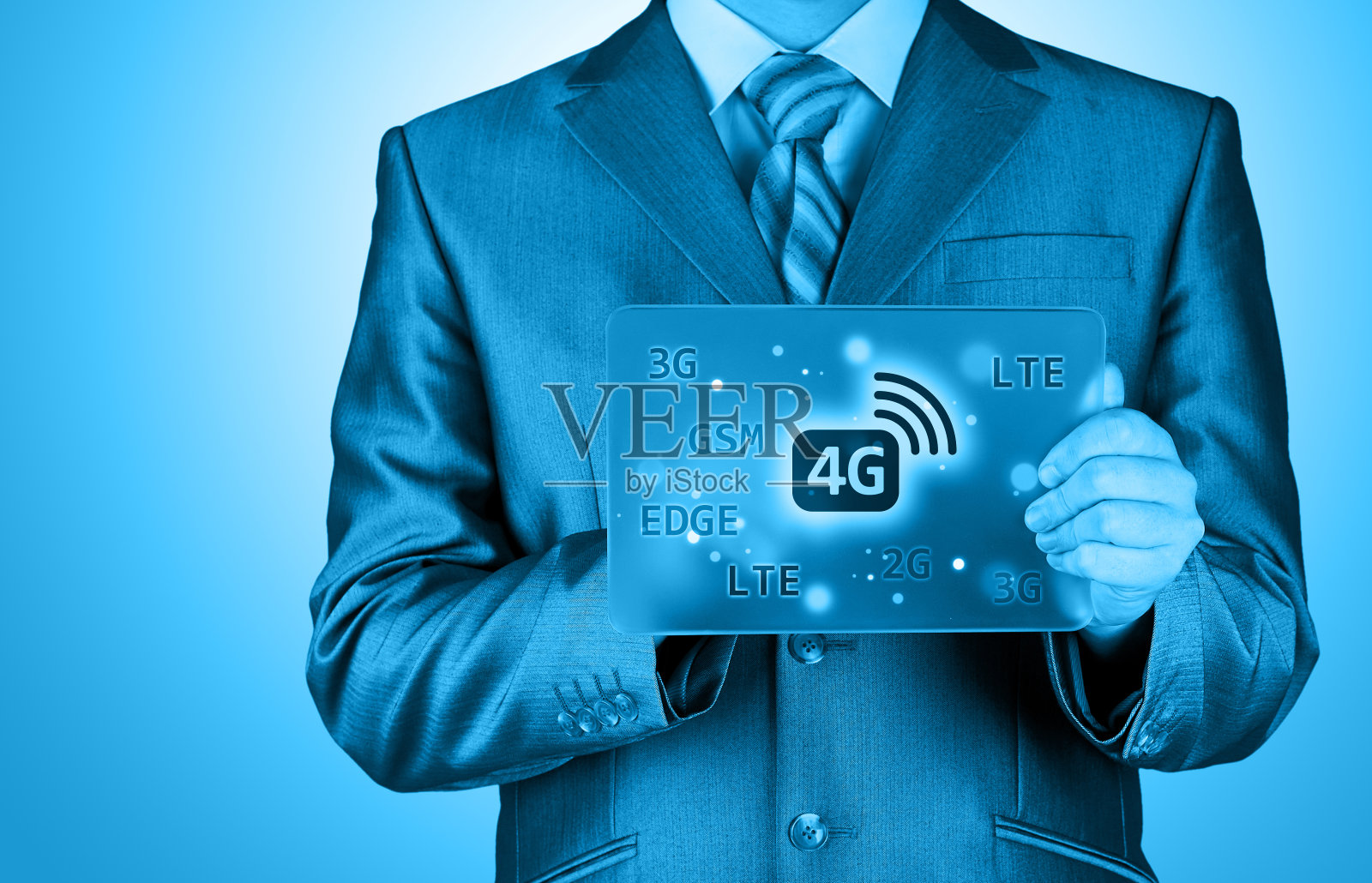 商人把4 g照片摄影图片