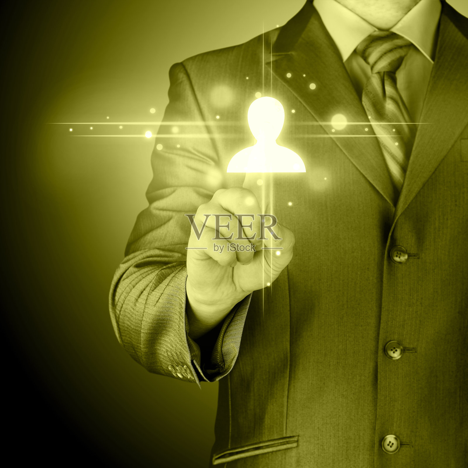 男人按住社交媒体图标照片摄影图片